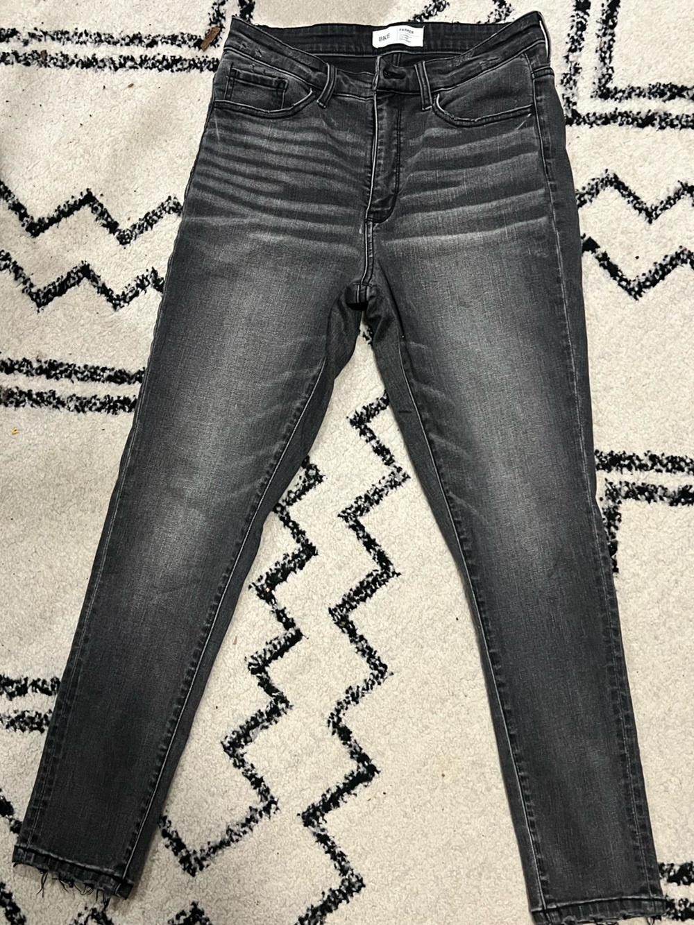 Parker Black Washed Skinny Jeans